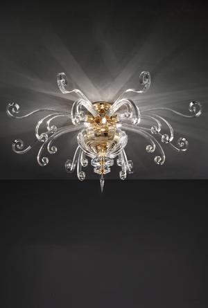 Euroluce Lampadari ALICANTE PL6 / Gold - потолочный светильник производства Италии: фото, описание, характеристики, цена, отзывы